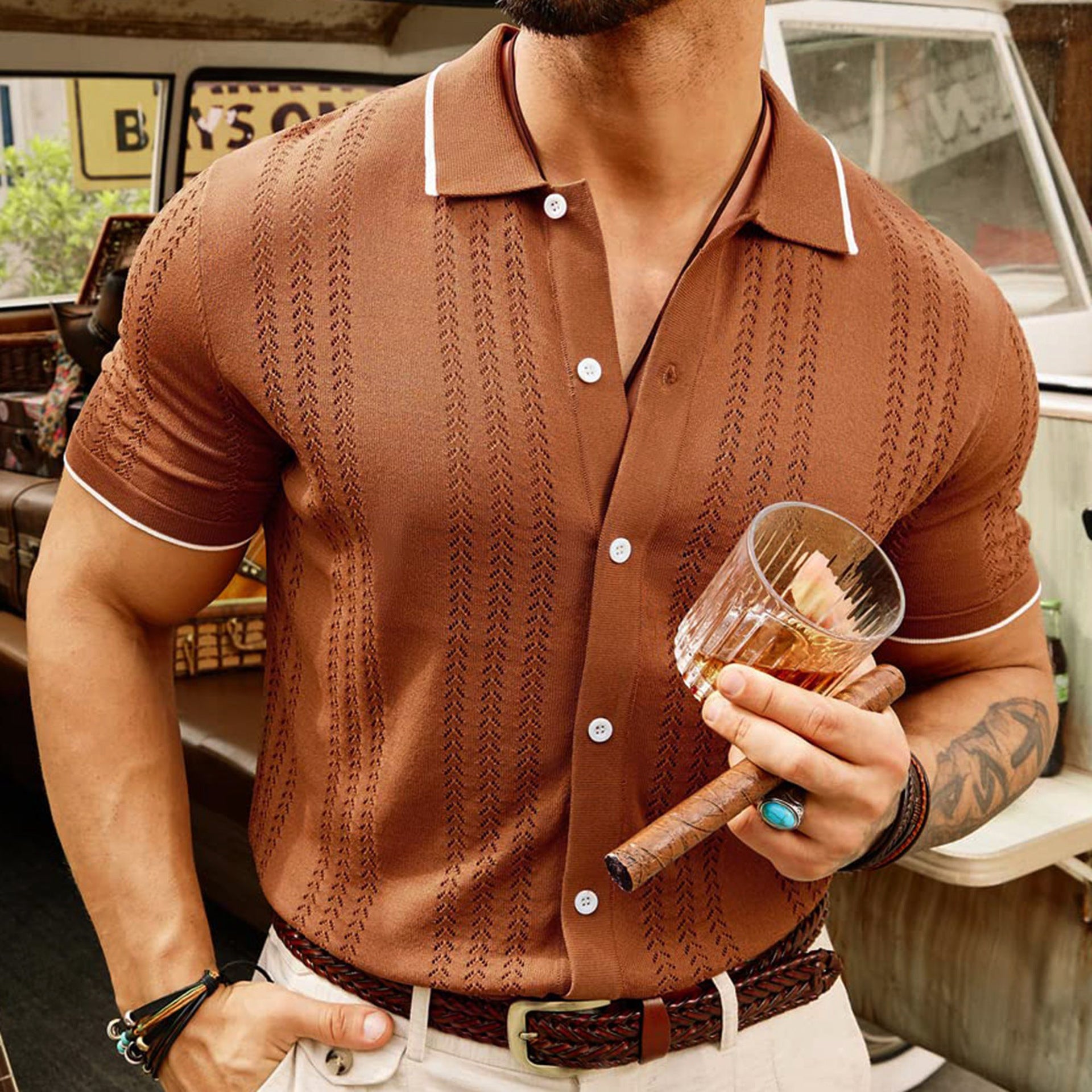 Men's Summer Polo Shirt