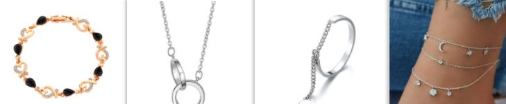Sparkly wrist jewelry