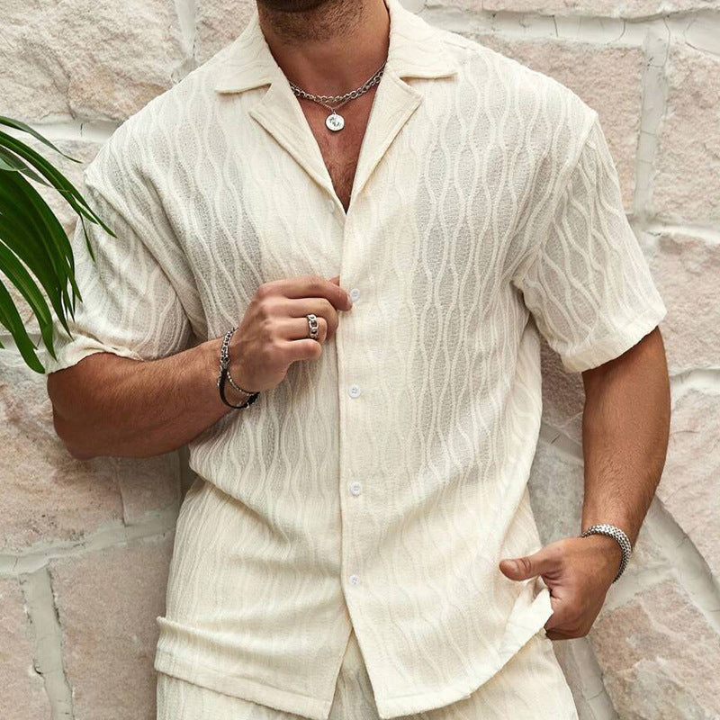Men's Loose Short Sleeve Shirt